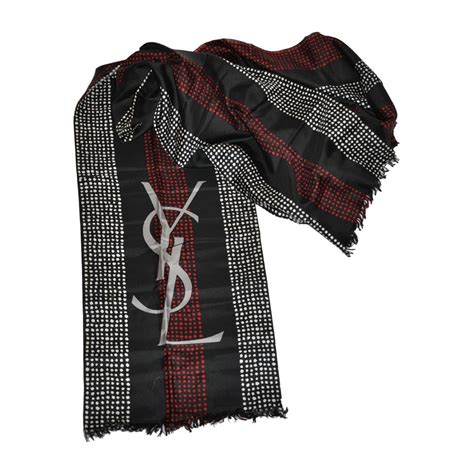 шарф ysl|YSL scarf.